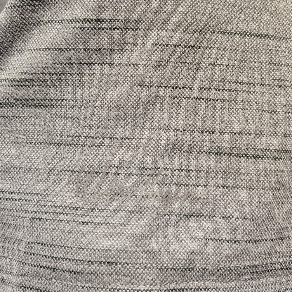 Men's P11 Moisture Wicking UPF 30+ White/Grey Polo Shirt by Walter Hagen - Picture 5 of 5